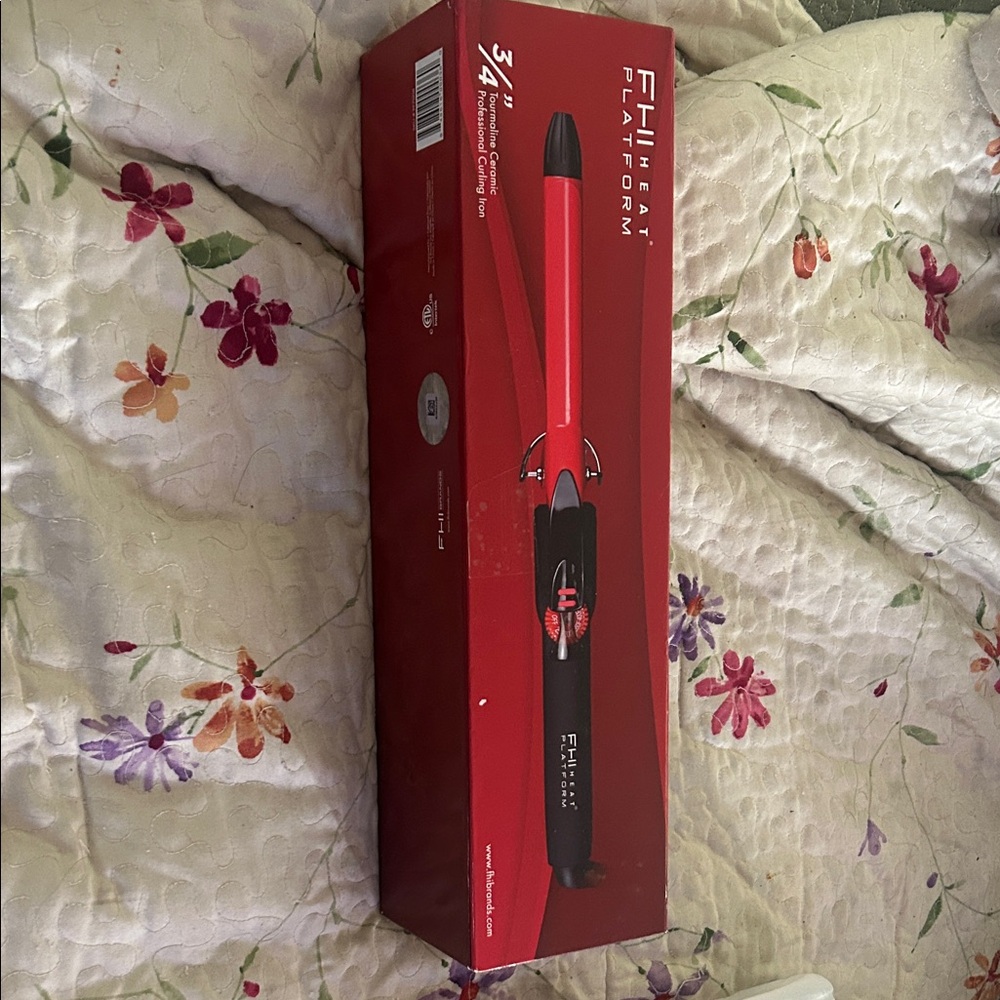 FHI Heat Platform Red Curling Iron-brand new inbox never used